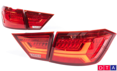 Фонари светодиодные LED в стиле AUDI красные для LADA VESTA